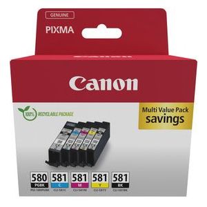 Canon - Pgi-580 Pb + Cli-581 - Inktcartridges - Multipack - Zwart en Kleuren
