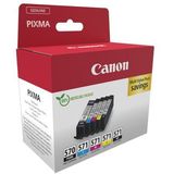 Canon - PGI-570/CLI-571 Multipack - Inktcartridges - Zwart/Cyaan/Magenta/Geel