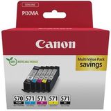 Canon - PGI-570/CLI-571 Multipack - Inktcartridges - Zwart/Cyaan/Magenta/Geel