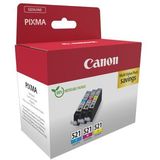 Canon - CLI-521 - Inktcartridge - C/M/Y - 9 ml - Multipack