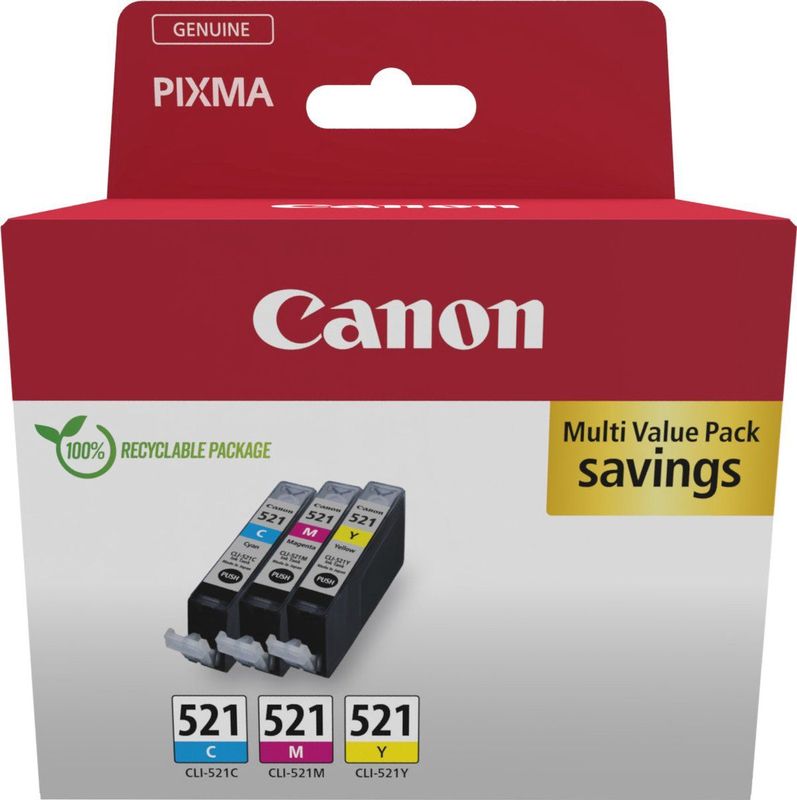 Canon CLI-521BK inktcartridge 1 stuk(s) Origineel Zwart