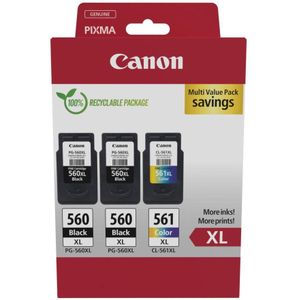 Canon PG-560XL x2/CL-561XL Triple Pack Tintenpatrone (Packung, 3-tlg)