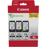 Canon PG-575XL + PG-575XL + CL-576XL - Schwarz + 3 Farben - Druckerpatrone - Multipack