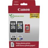 Inktpatroon Canon PG-510/CL-511 photo value pack (origineel)