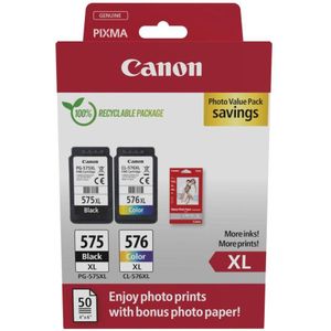 Canon PG-575XLCL-576XL Photo Paper Value Pack - 2