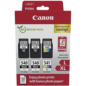 Inktcartridge Canon PG-540Lx2/CL-541XL photo value pack (origineel)