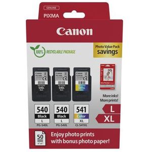 Canon 5224B015 inktcartridge 3 stuk(s) Origineel Zwart, Cyaan, Magenta, Geel