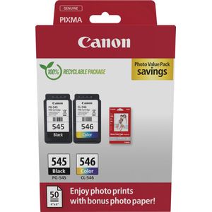 Inktpatroon Canon PG-545/CL-546 photo value pack (origineel)