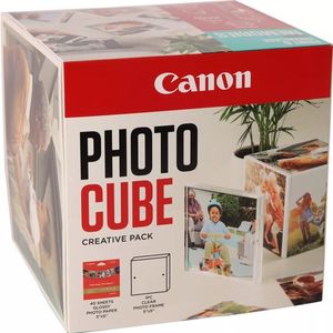 Canon - Photo Cube en Frame - Blauw - Creative Pack - 40 vel Photo Paper Plus Glossy II van 13 x 13 cm