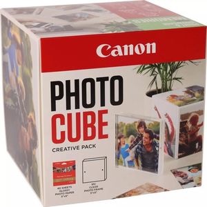 Canon - Photo Cube en Frame - Groen - Creative Pack - 40 vel Photo Paper Plus Glossy II van 13 x 13 cm