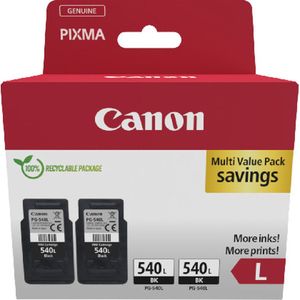 Canon PG 540L inktcartridge 2 stuk Origineel High Yield Zwart