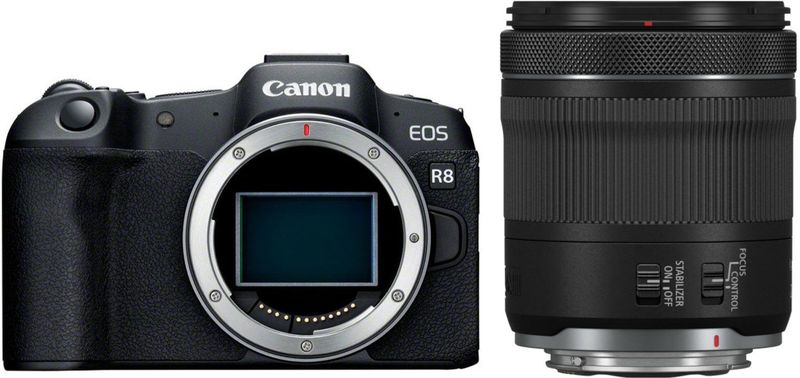Canon - EOS R8 - Systeemcamera - Zwart - Full-frame 24,2MP