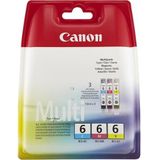 Inktpatroon Canon BCI-6 C/M/Y multipack (origineel)