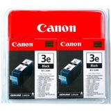 Canon BCI-3eBK twinpack zwart (4479A298) - Inktcartridge - Origineel