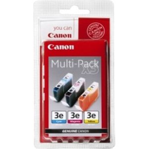 Canon BCI-3E C/M/Y (Opruiming 3 x 1-pack los) kleur (4480A265) - Inktcartridge - Origineel