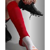 Stanno - Uni Footless Sock - Voetloze Sokken - Rood - Hockey