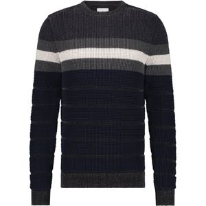 State Of Art - Trui - Navy - Regular-Fit - Heren - Pullovers