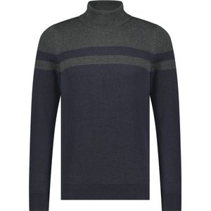 State of Art - Coltrui Streep Donkerblauw - Heren - Modern-fit