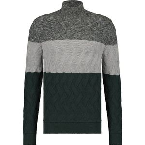State of Art - Coltrui Streep Donkergroen - Heren - Modern-fit