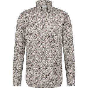 State Of Art Overhemd Print - Rood - Heren - Casual