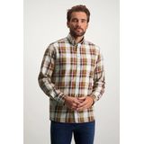 State of Art - Overhemd - Bordeaux Geruit - Katoen/Elastaan