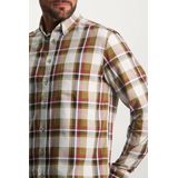 State of Art - Overhemd - Bordeaux Geruit - Katoen/Elastaan