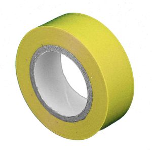 1 rol - Isolatie Tape 19mm x 10mtr - Geel