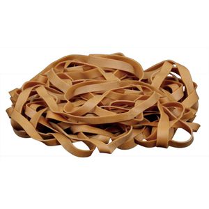 1 kg - Elastiek - Ø 80mm - breedte 8mm - in zak ( postbode elastieken ) - ca 315 stuks