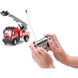 Toi Toys Mini vuilniswagen of brandweerauto R-C + licht en geluid verschillende Kunststof Toi-Toys Speelgoedvoertuig (15.0000cm x 7.0000cm)