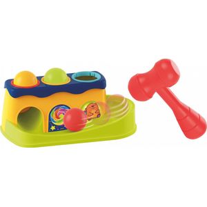 Little Stars - Hamerbank  met 3 rammelballen - vanaf 12 maanden