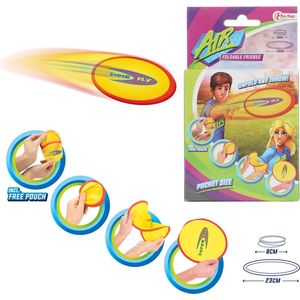 Toi Toys AIR Opvouwbare Frisbee 'Pocket' +hoesje Toi-Toys