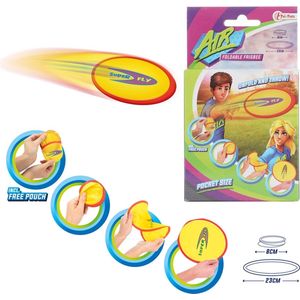 Air opvouwbare Pocket Frisbee met Hoesje