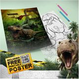 Toi Toys World of Dinosaurs Beweegbare dino met geluid bruin Kunststof Toi-Toys Speelfiguur