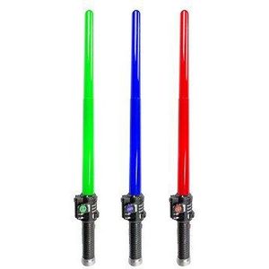 Toi Toys FUN Lichtzwaard Ultra 60cm uitschuifbaar groen Kunststof Toi-Toys Verkleedaccessoire