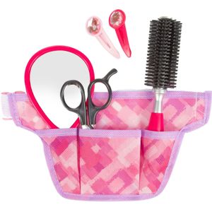 Kappersset - Roze - Heuptas met Accessoires
