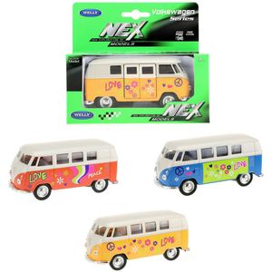 Toi Toys Welly volkswagen bus (1 stuk) assorti