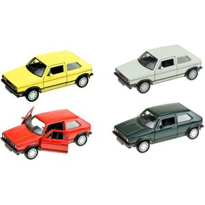 Display 12x VOLKSWAGEN GOLF I GTI Welly 43681