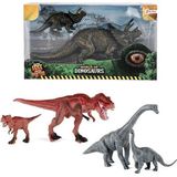 Toi Toys World of Dinosaurs Moeder met kind dino bruin Kunststof Toi-Toys Speelfiguur (29.0000cm x cm)