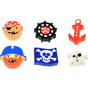 Toi-toys Piratengummen Multicolor 6 Stuks