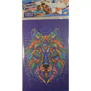 SES Creative Diamond Painting Sleutelhangers Van Hout – Knutselpakket Met Stiften, Diamantstickers En 5 Sleutelhangers, Ideaal Voor Creatieve Kinderen