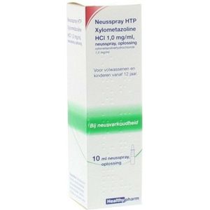 Healthypharm Neusspray xylometazoline hcl 1,0 mg/ml 10ml