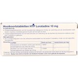 Loratadine - Allergiemiddel - 10mg - 30 Tabletten
