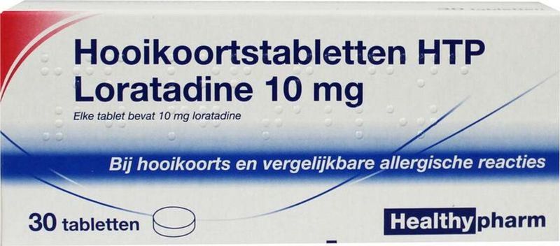 Loratadine - Allergiemiddel - 10mg - 30 Tabletten