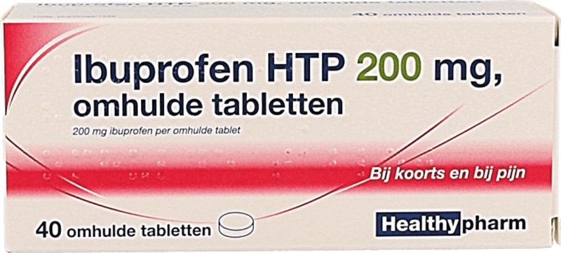 Ibuprofen - 200 mg - 40 Tabletten - Pijnstillers