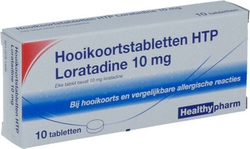 Healthypharm Hooikoortstabletten HTP Loratadine 10 mg - 10 tabletten