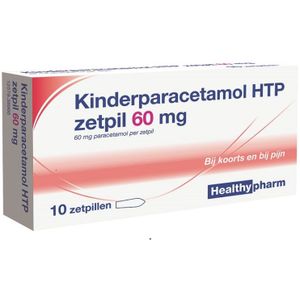 Healthypharm Paracetamol Kind 60 mg 10 stuks