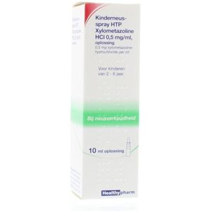 Healthypharm Kinder Neusspray Xylometazoline HCL 0,5 mg/ml - 1 x 10 ml