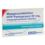 Healthypharm Maagzuurtabletten Pantoprazol 20mg - 14 stuks