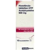 Healthypharm Acetylcysteine 600mg - 1 x 10 bruistabletten