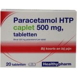 Healthypharm Paracetamol 500 mg Caplet 20 tabletten